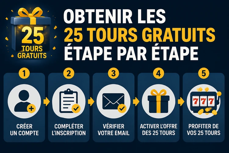 Comment obtenir les casino joka 25 tours gratuits étape par étape