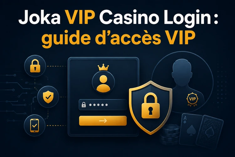 Joka VIP Casino Login: Guide d'accès exclusif pour les membres VIP