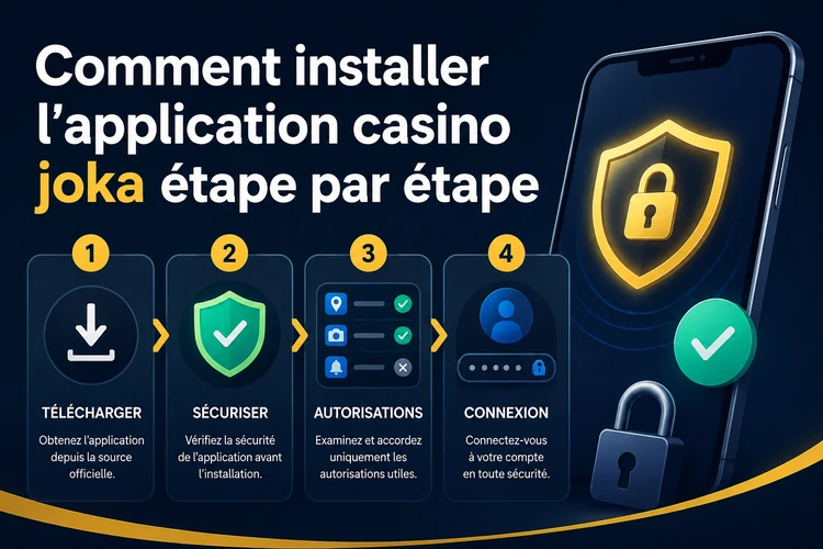 Comment installer l'application casino joka étape par étape